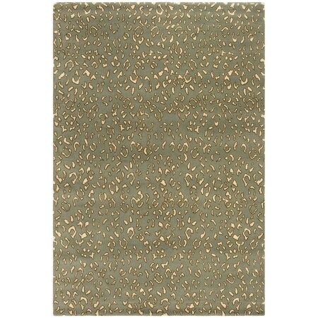 Safavieh 6 x 9 ft. Nepalese Hand Knotted Rectangle Area Rug Aqua & Cream SZK271A-6